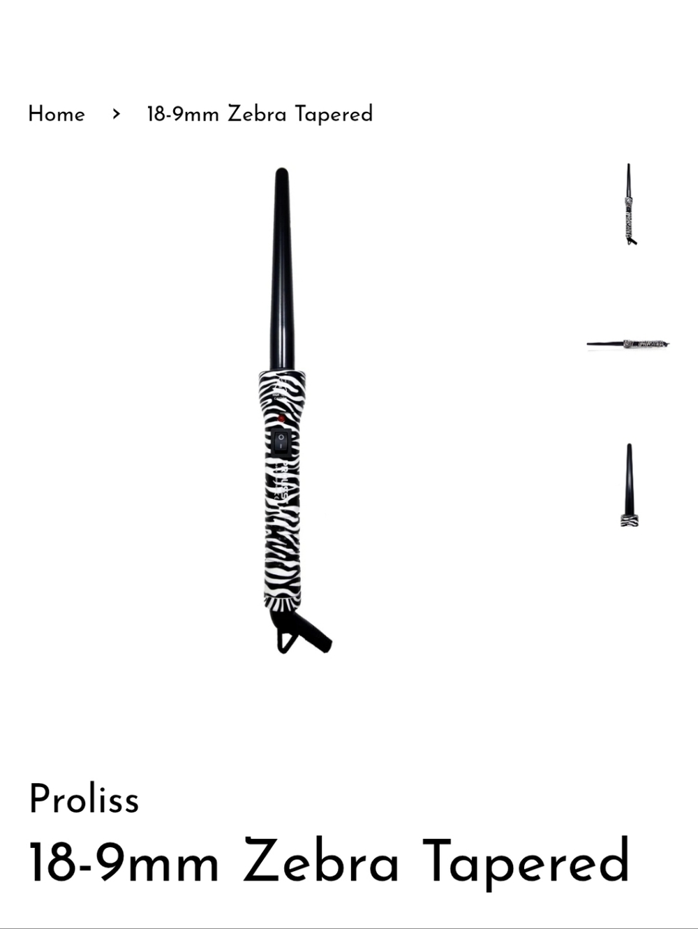 Proliss Tapered Curling Wand